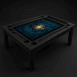 Spillebord med integrert 65" skjerm – Den ultimate hybridløsningen for gaming, D&D og multimedia