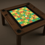 Spillebord med integrert 65" skjerm – Den ultimate hybridløsningen for gaming, D&D og multimedia - Bilde 2